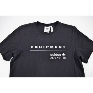 Adidas T Shirt  Black Equipment‎ ADV  / 91-18 Trefoil Short Sleeve Tee